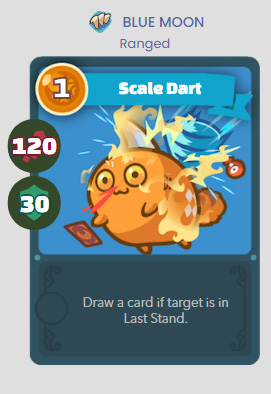 Scale Dart: Draw a card if target is in Last Stand