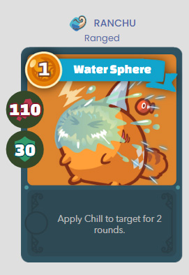 Water Sphere - Apply Chill to target for 2 rounds