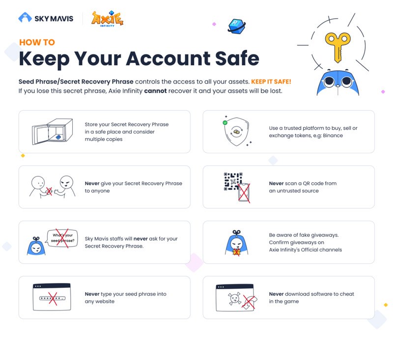 How to Keep Axie Infinity Account Safe